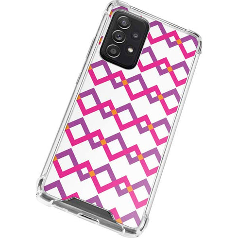 Chevron White Out Galaxy A72 5G Clear Case